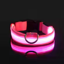 Nylon LED Night Safety Dog Leash